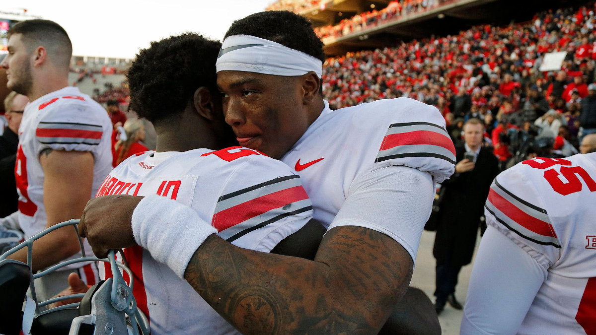 Former NFL quarterback Dwayne Haskins, Indianapolis Colts wide receiver Parris Campbell
