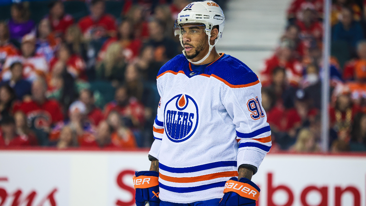 Edmonton Oilers forward Evander Kane