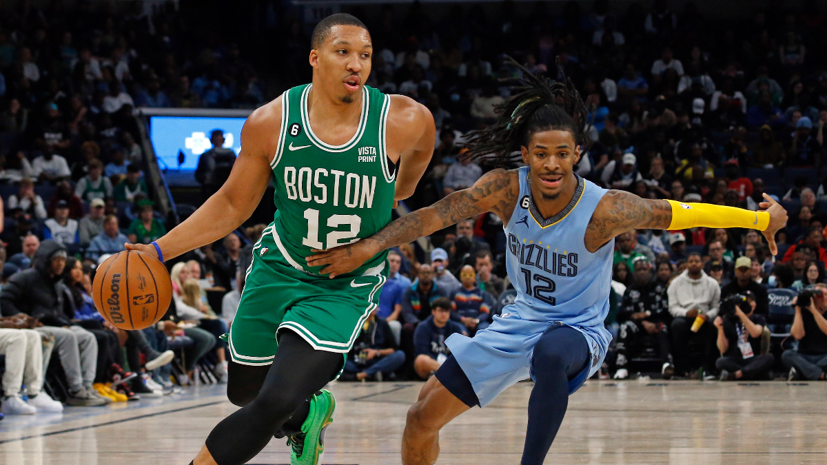 Boston Celtics forward Grant Williams, Memphis Grizzlies guard Ja Morant