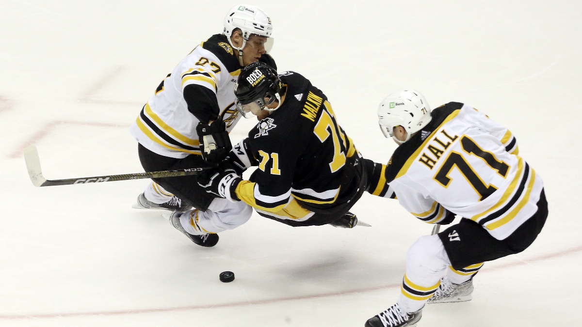 Boston Bruins defenseman Hampus Lindholm