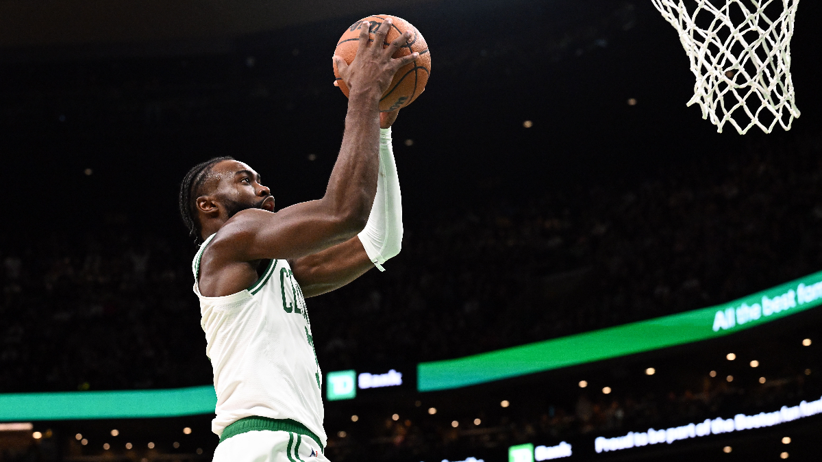 Boston Celtics guard Jaylen Brown