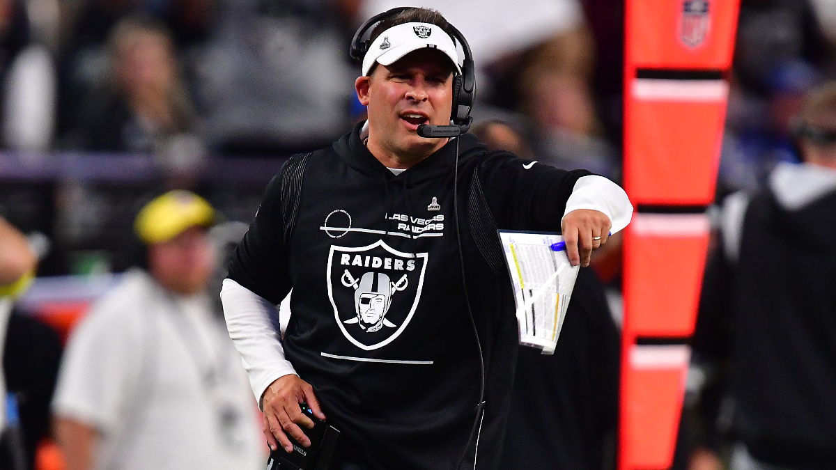 Las Vegas Raiders head coach Josh McDaniels