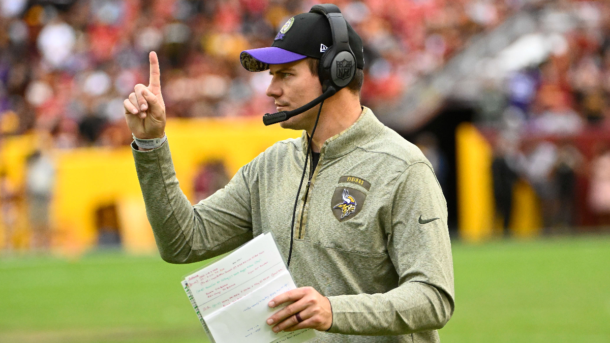 Minnesota Vikings head coach Kevin O'Connell