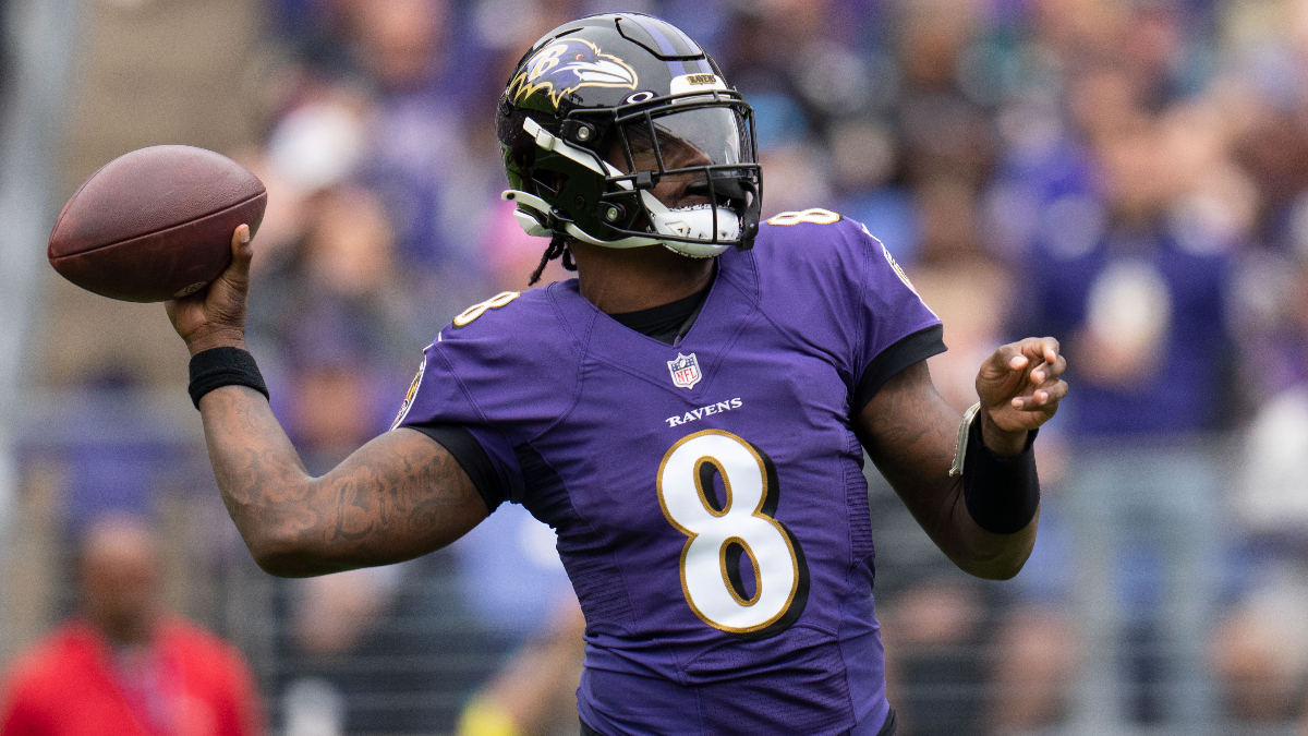 Baltimore Ravens quarterback Lamar Jackson