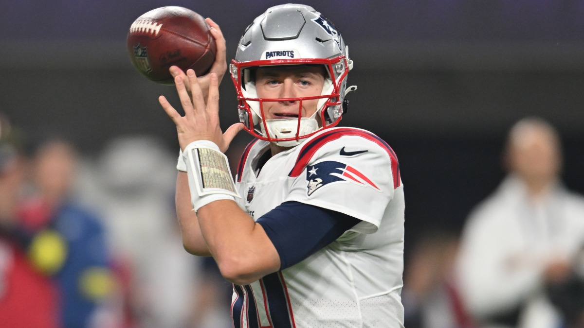 New England Patriots quarterback Mac Jones