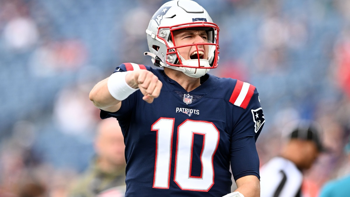 New England Patriots quarterback Mac Jones