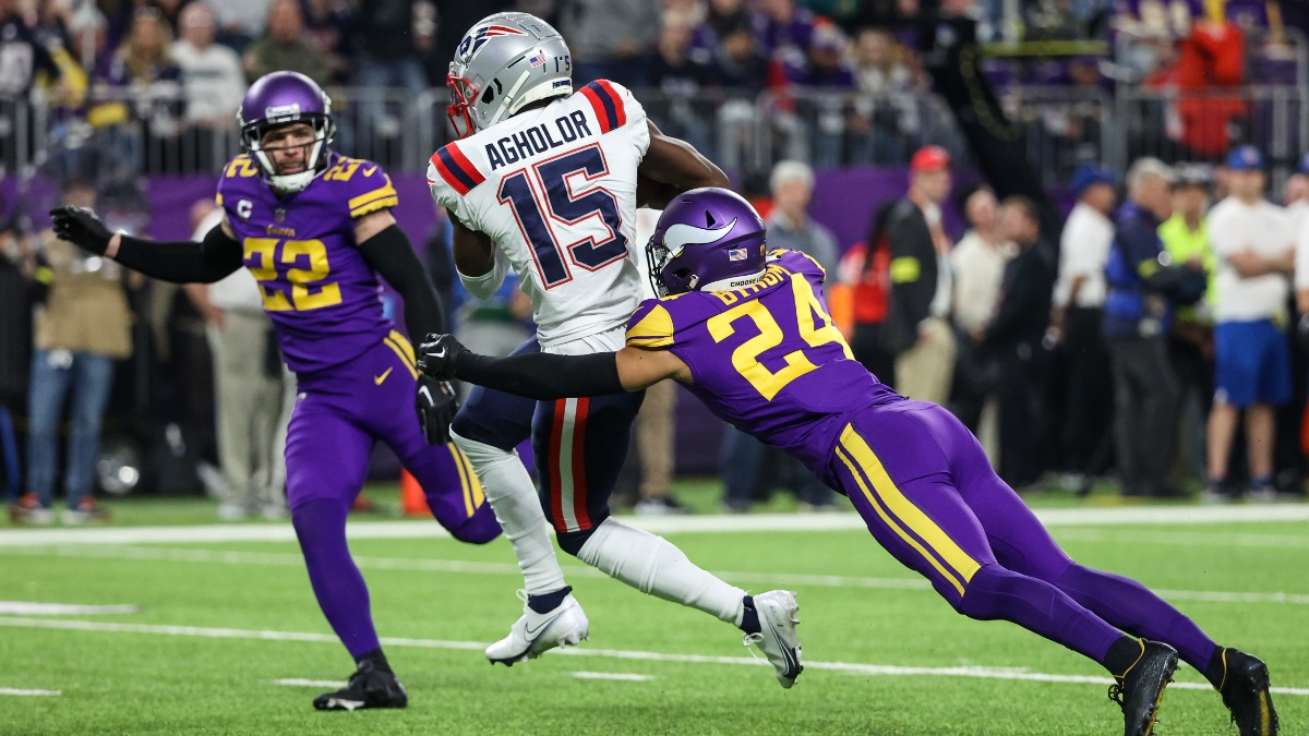 New England Patriots receiver Nelson Agholor