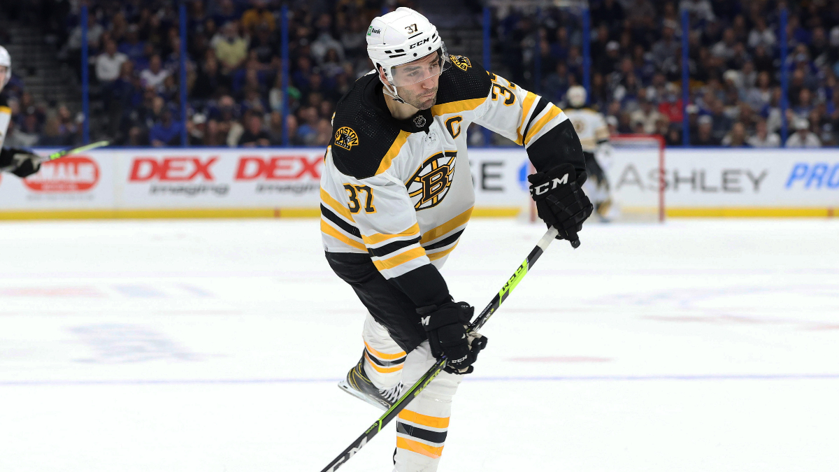 Boston Bruins center Patrice Bergeron