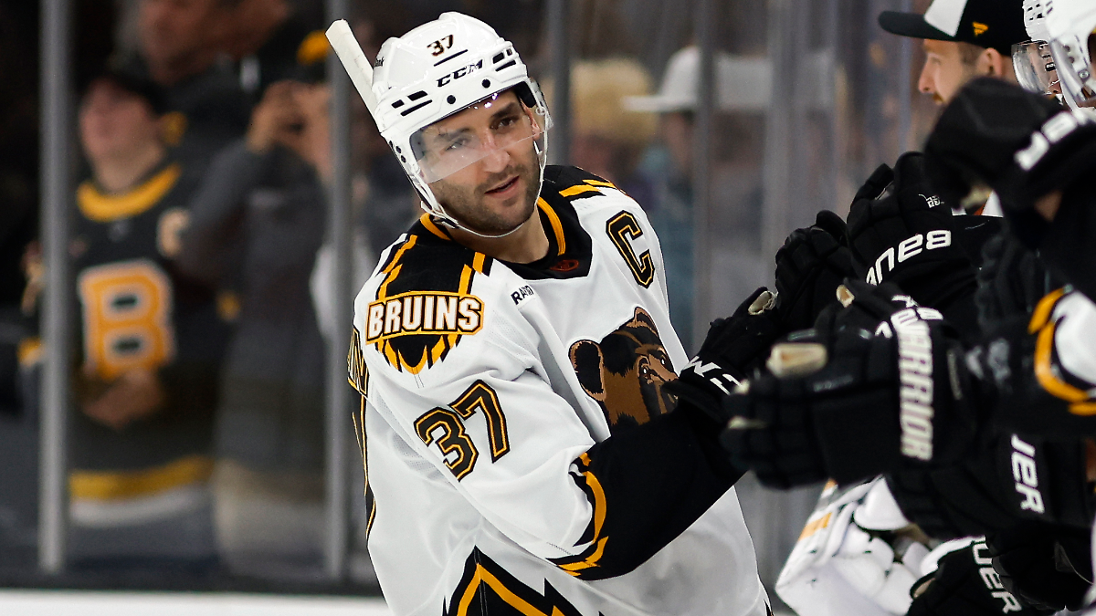 Boston Bruins center Patrice Bergeron