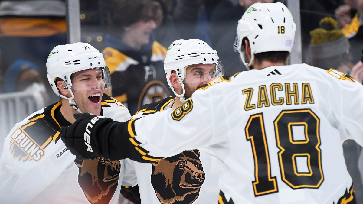 Boston Bruins forward Pavel Zacha