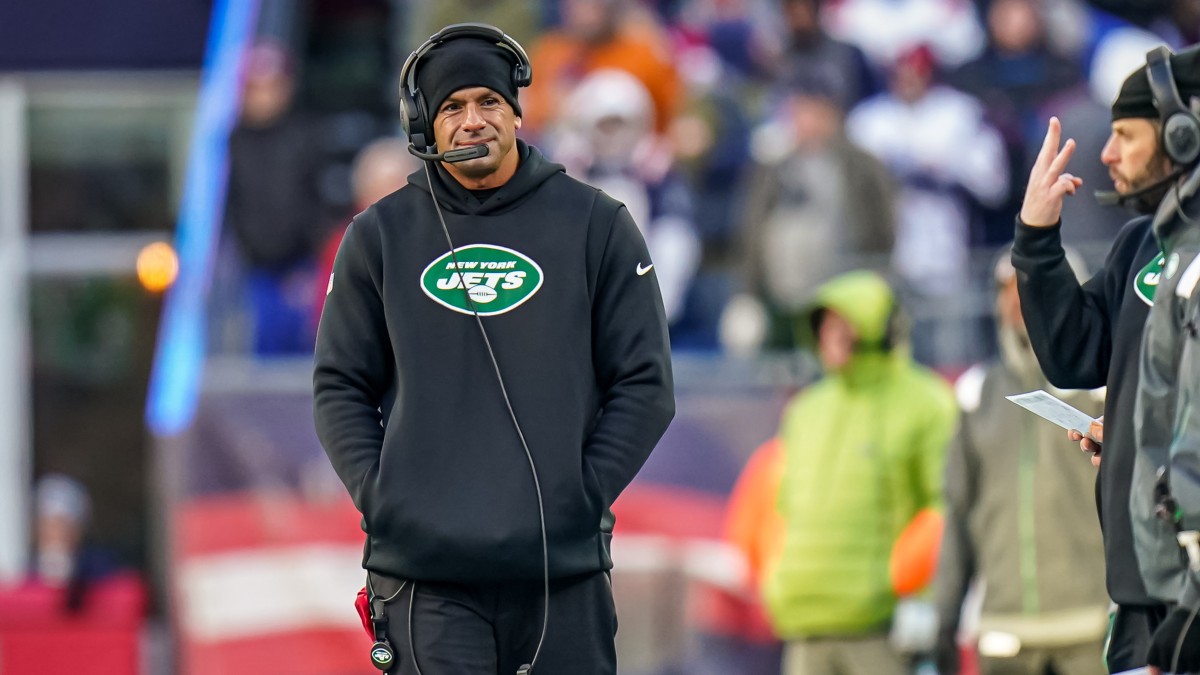 New York Jets head coach Robert Saleh
