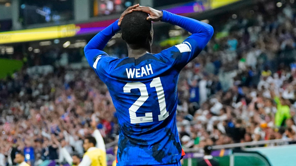 USA forward Timothy Weah