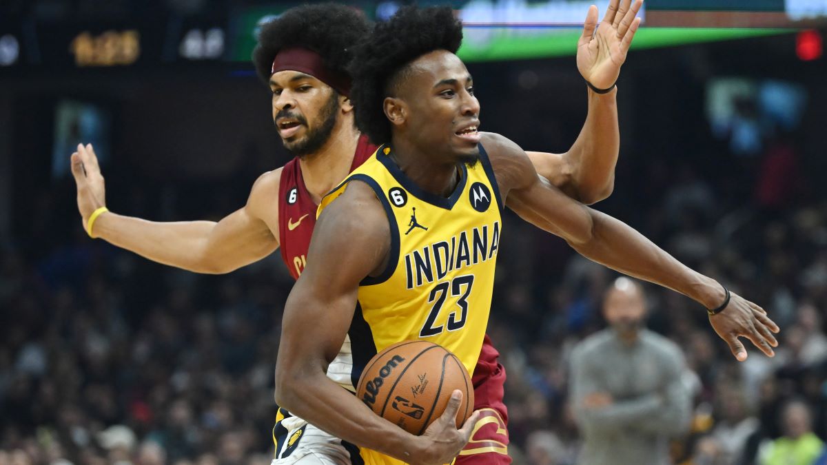 Indiana Pacers forward Aaron Nesmith