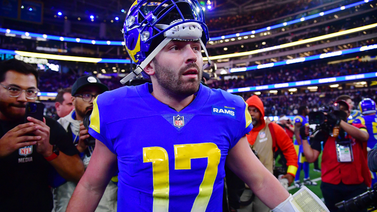 Los Angeles Rams quarterback Baker Mayfield