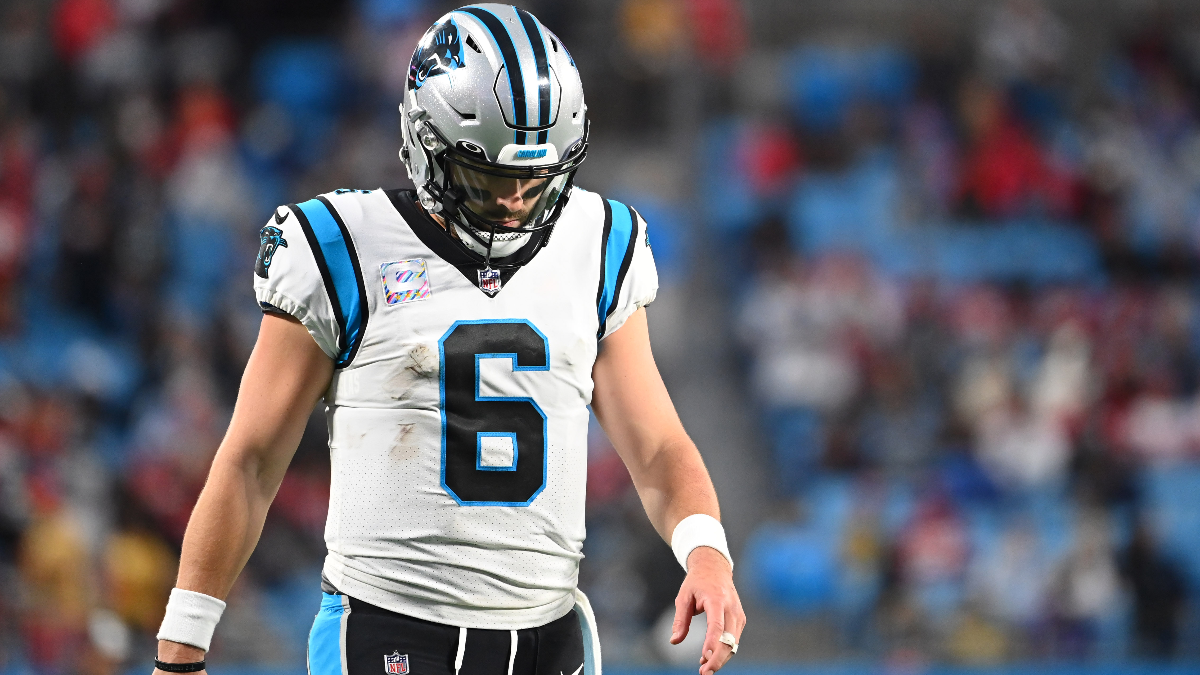 Carolina Panthers quarterback Baker Mayfield