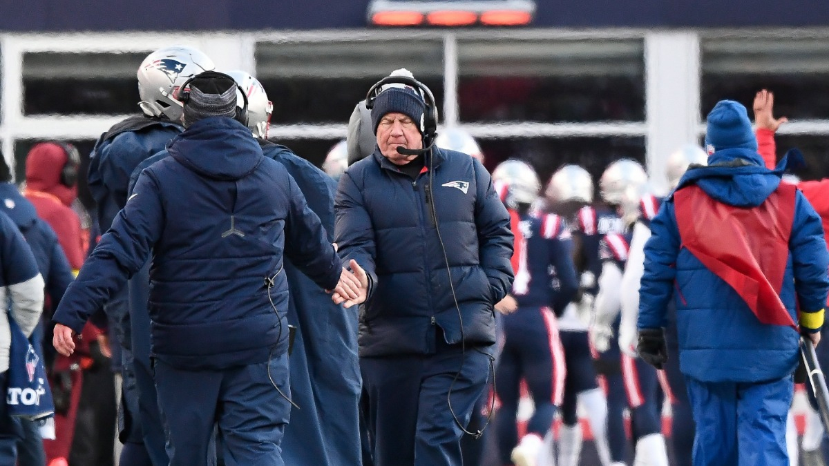New England Patriots head coach Bill Belichick