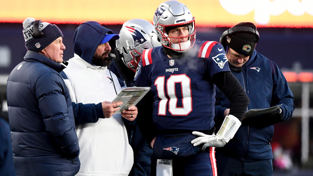 Bill Belichick, Matt Patricia, Mac Jones
