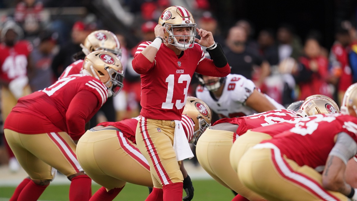 San Francisco 49ers quarterback Brock Purdy