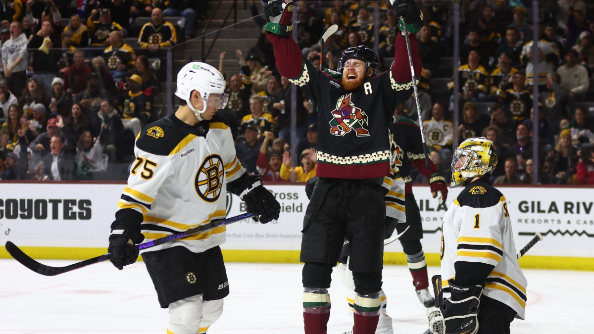 Boston Bruins defenseman Connor Clifton and goalie Jeremy Swayman