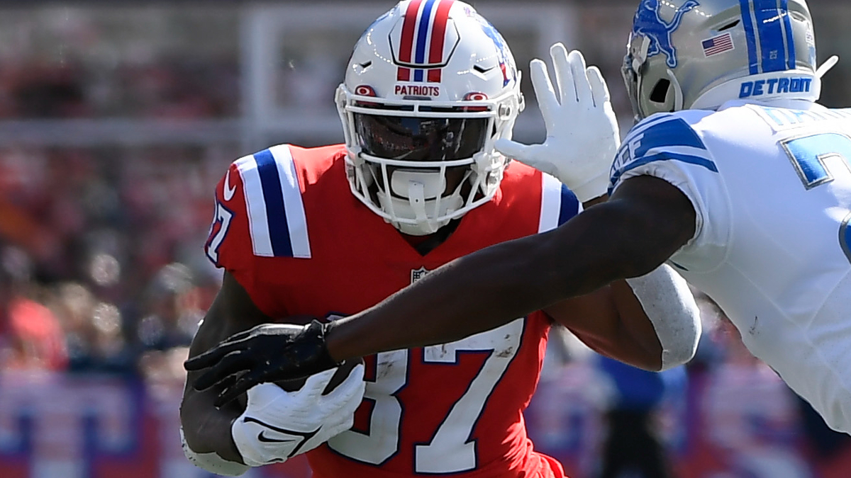 New England Patriots running back Damien Harris