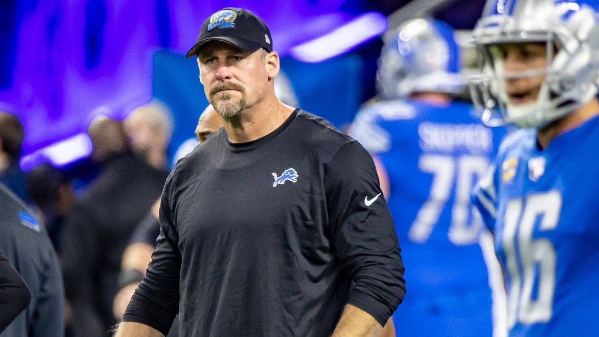 Detroit Lions head coach Dan Campbell
