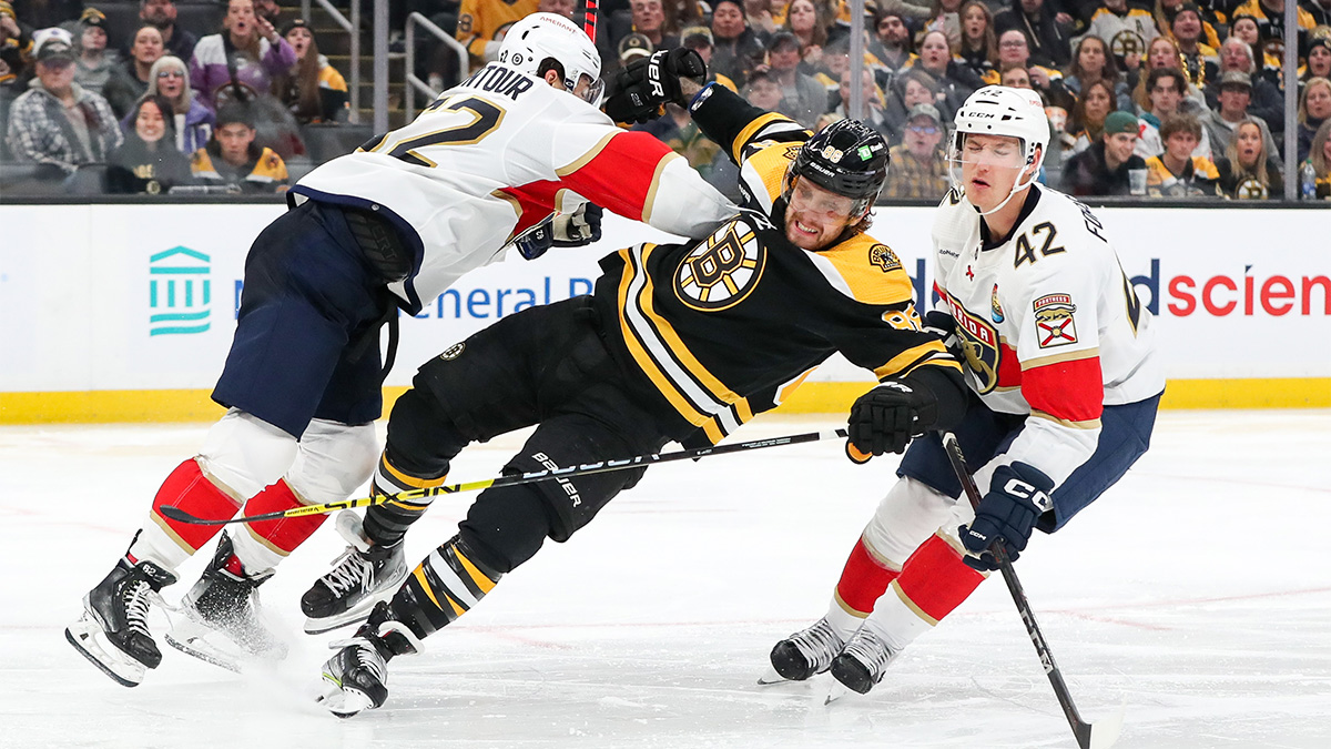 Boston Bruins forward David Pastrnak