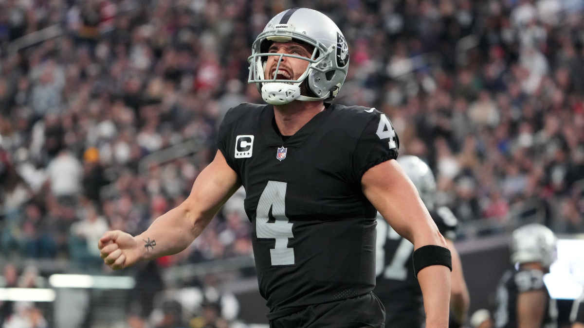 Las Vegas Raiders quarterback Derek Carr