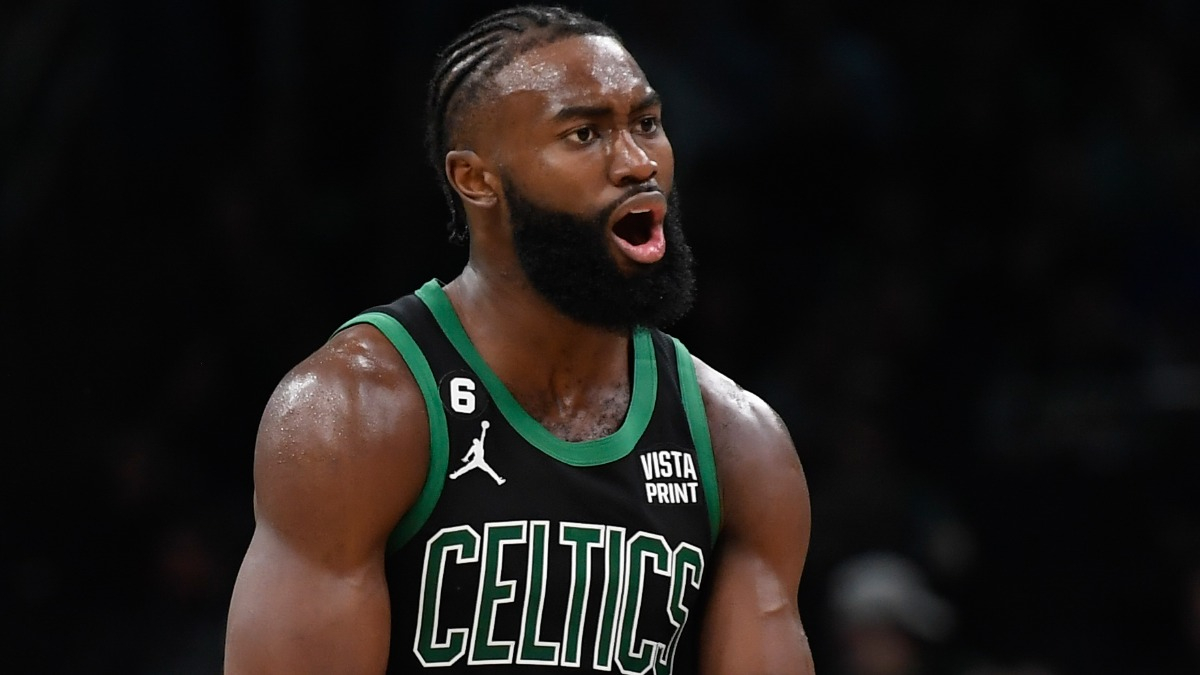 Boston Celtics guard Jaylen Brown