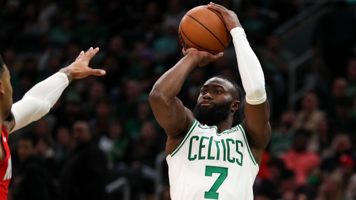 Boston Celtics guard Jaylen Brown