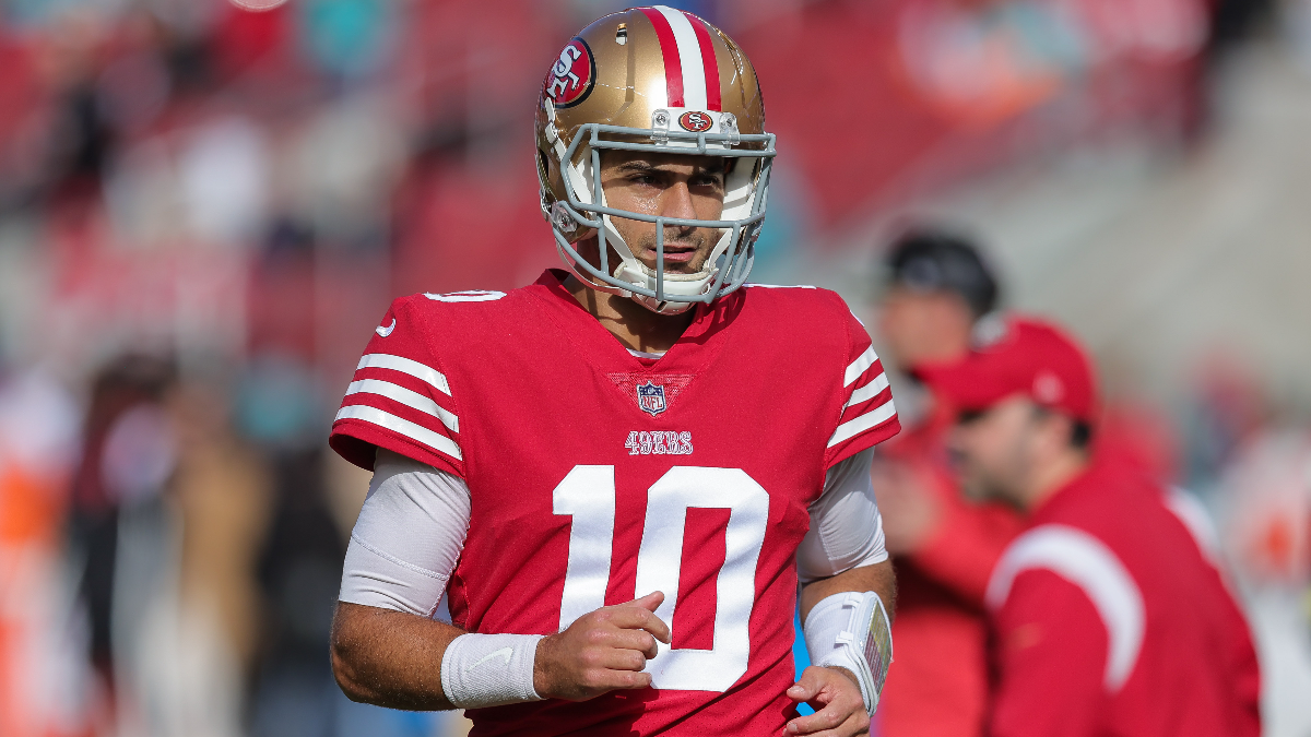 San Francisco 49ers quarterback Jimmy Garoppolo