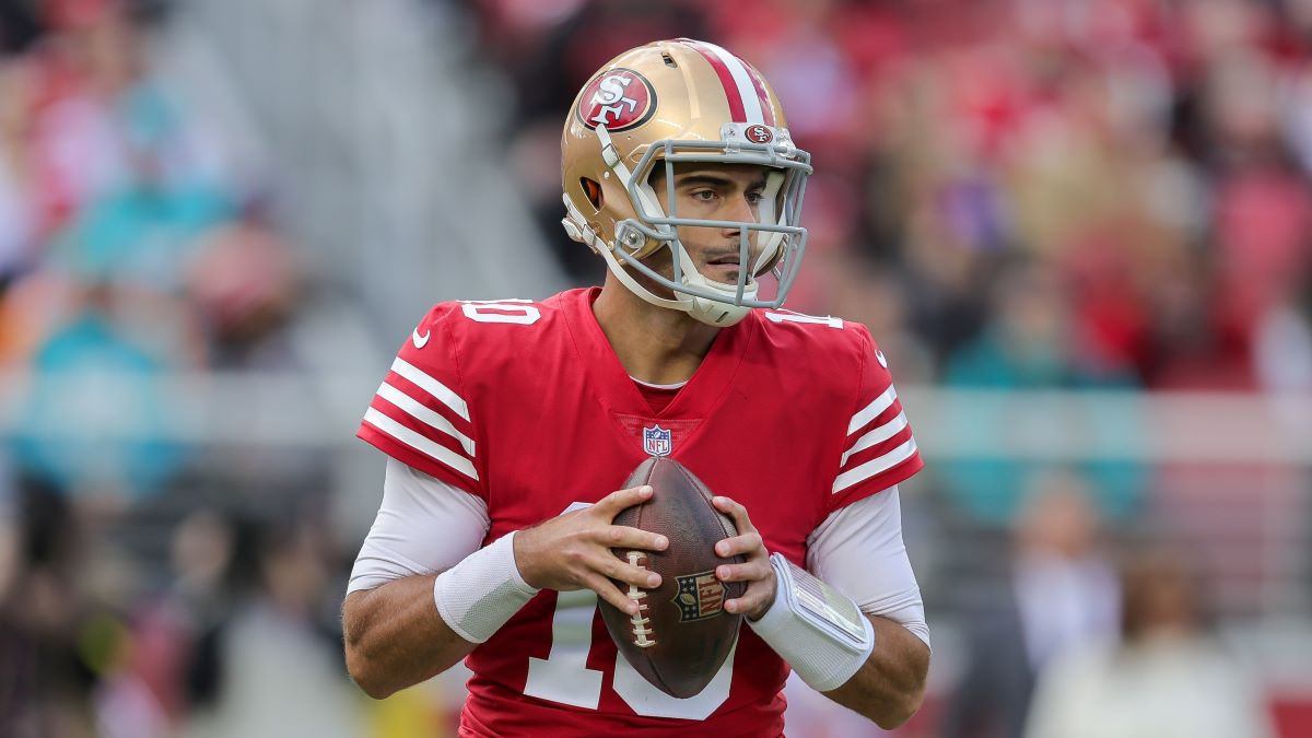 San Francisco 49ers quarterback Jimmy Garoppolo
