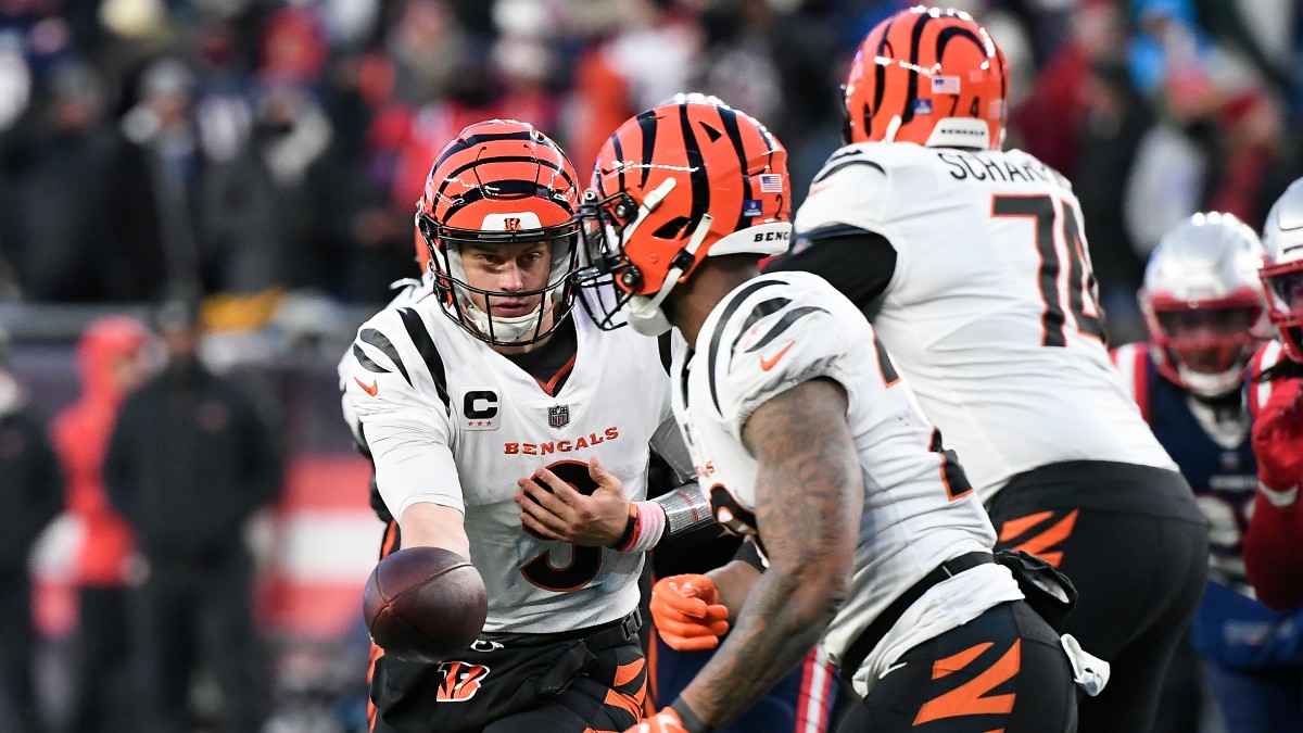 Cincinnati Bengals quarterback Joe Burrow and running back Joe Mixon