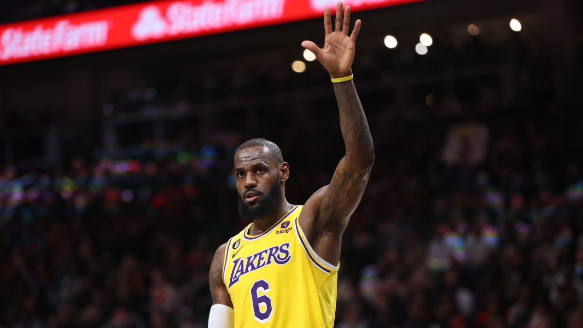 Los Angeles Lakers forward LeBron James