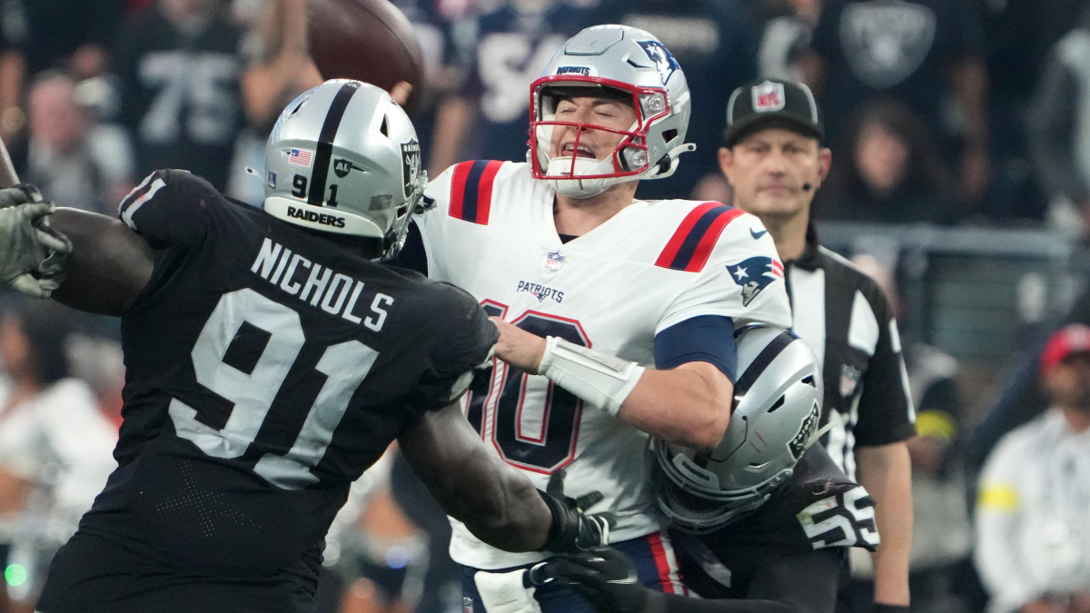 New England Patriots quarterback Mac Jones