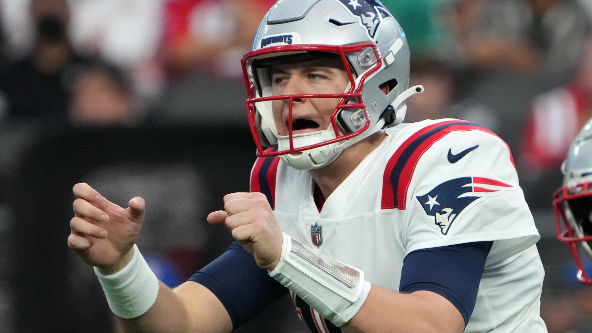 New England Patriots quarterback Mac Jones