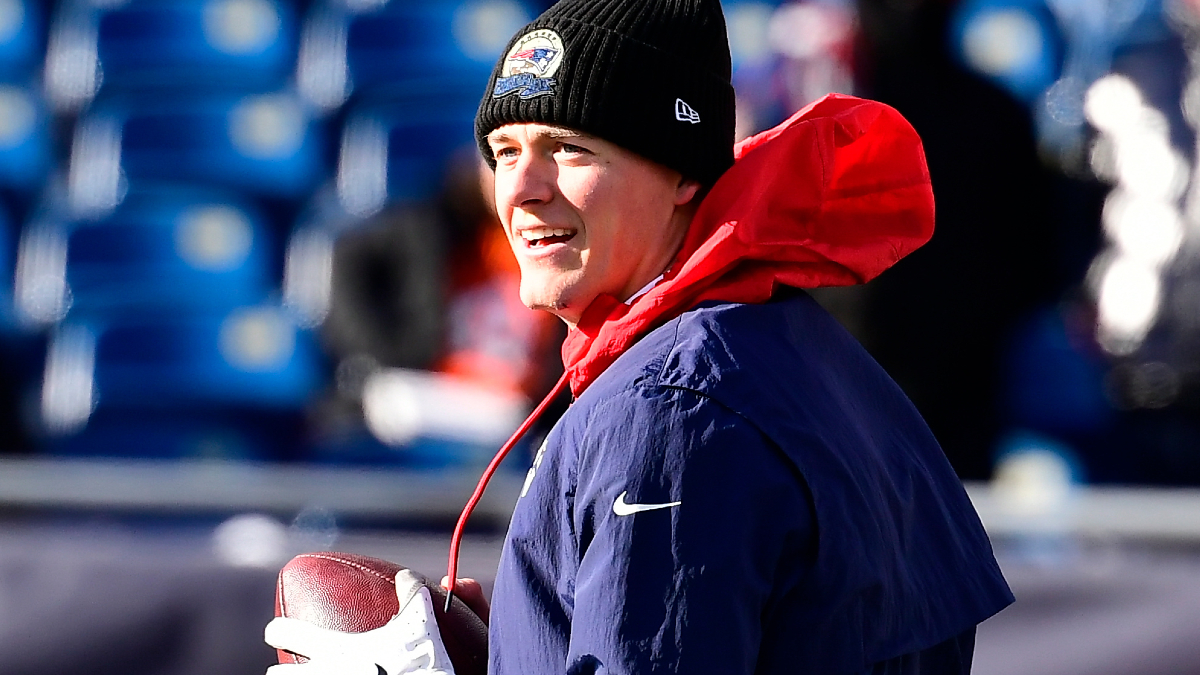New England Patriots quarterback Mac Jones