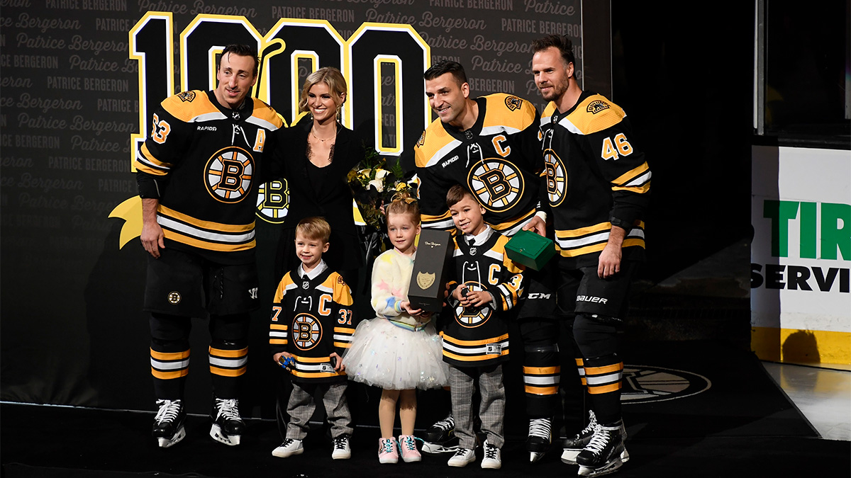 Boston Bruins captain Patrice Bergeron