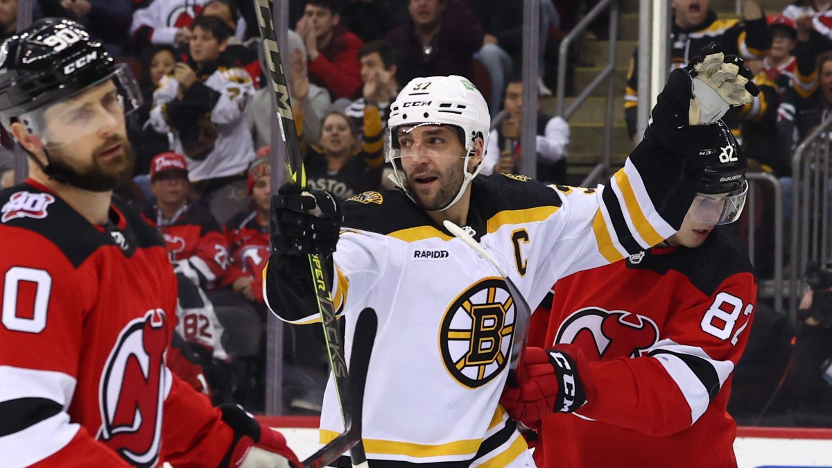 Boston Bruins center Patrice Bergeron