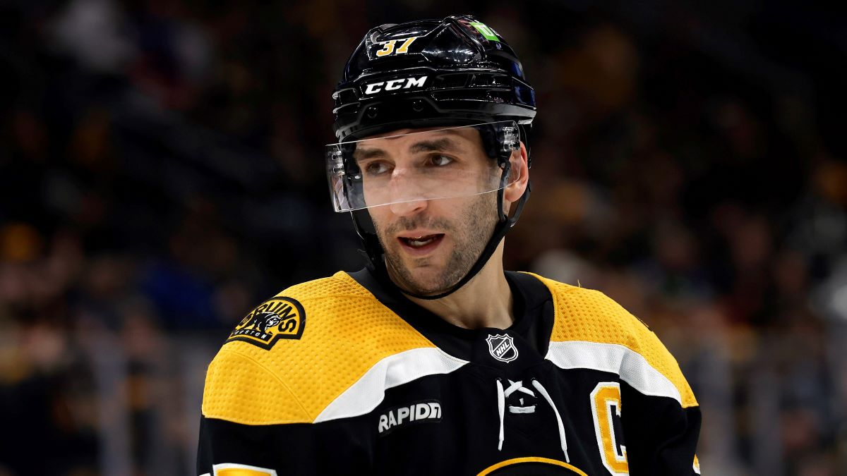 Boston Bruins center Patrice Bergeron
