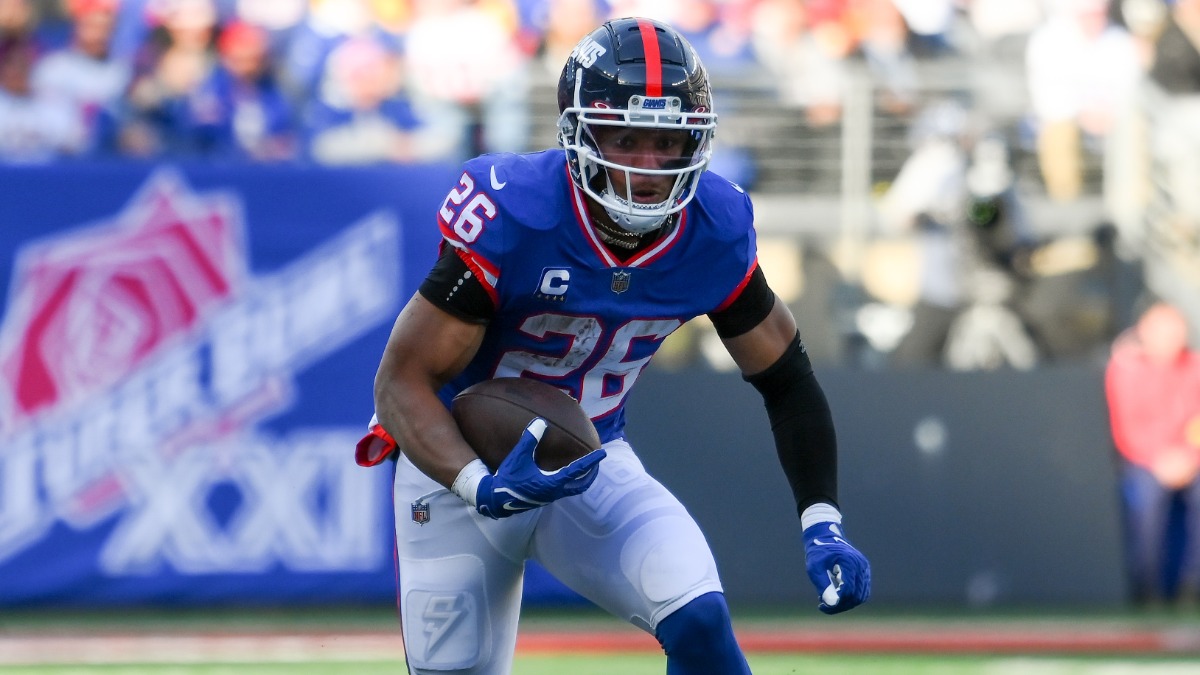 New York Giants running back Saquon Barkley