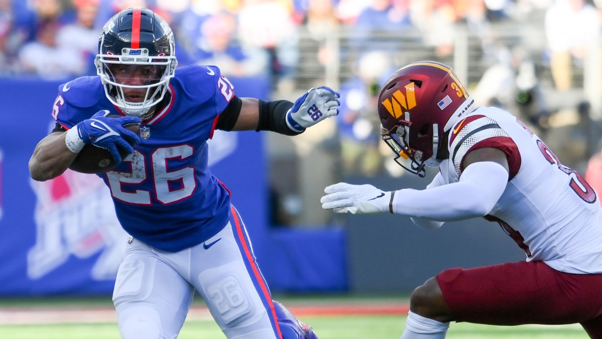 New York Giants running back Saquon Barkley
