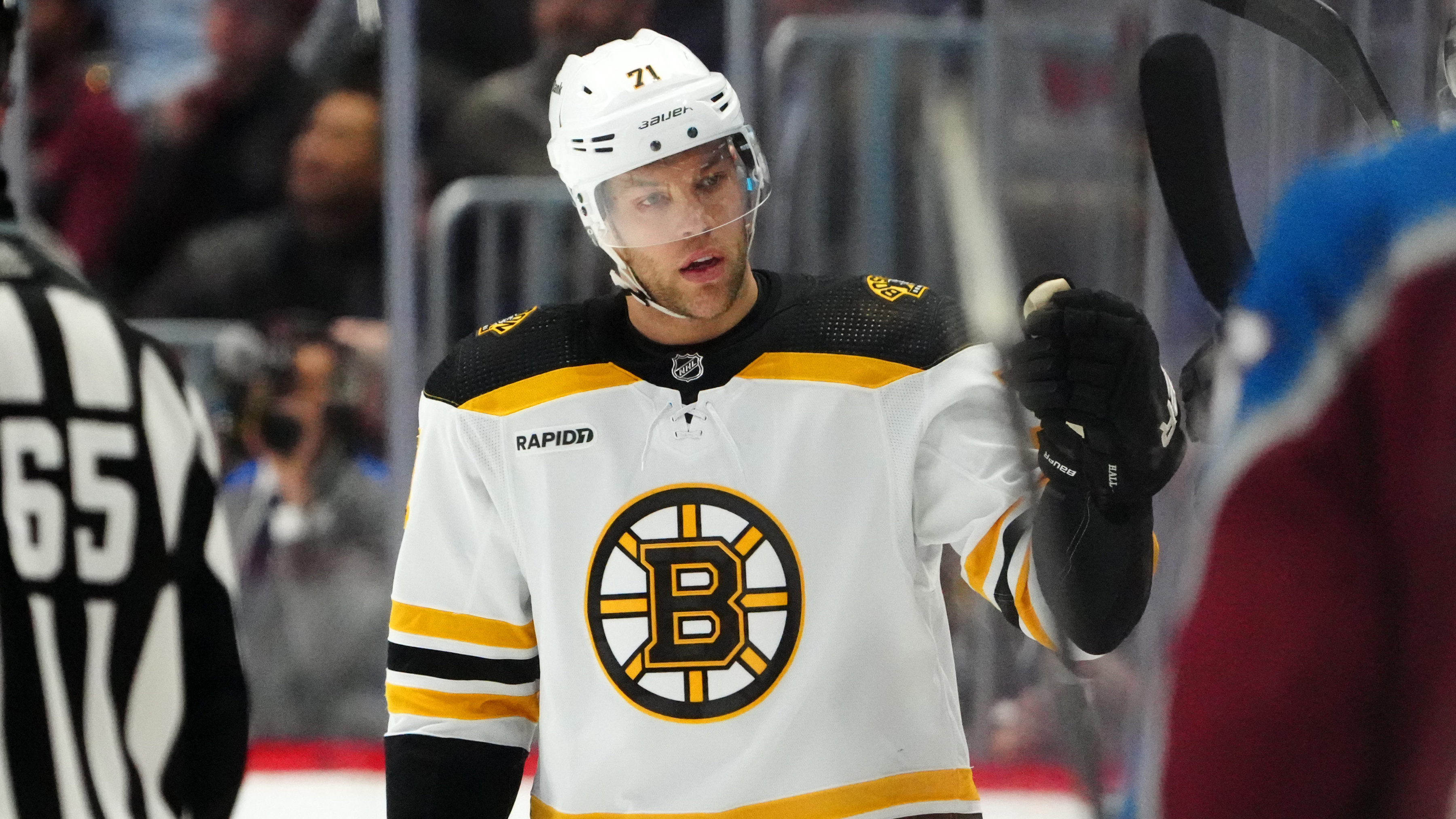 Boston Bruins forward Taylor Hall