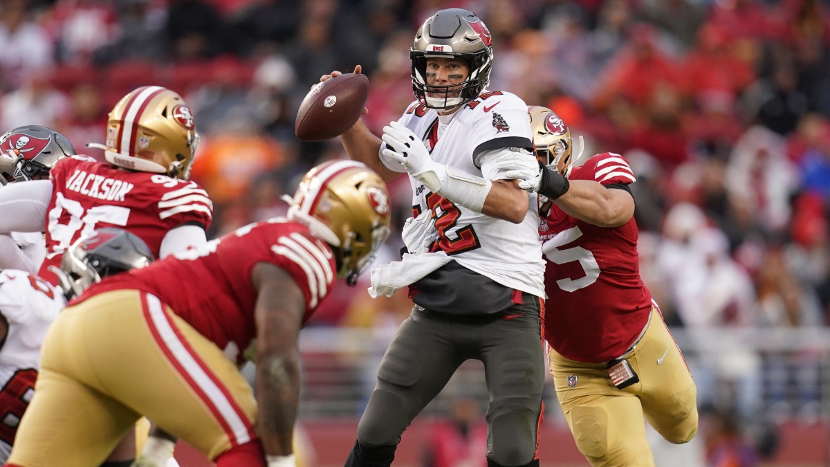 Tampa Bay Buccaneers quarterback Tom Brady