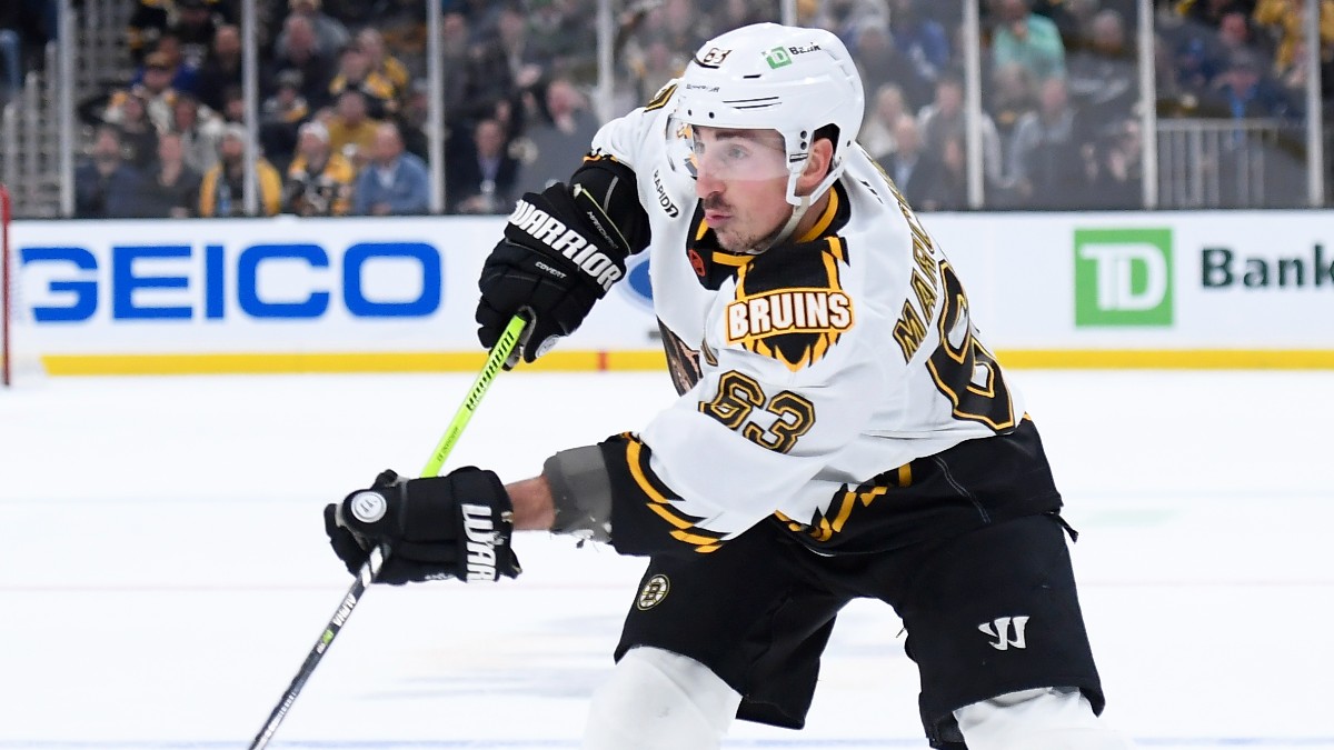 Boston Bruins left wing Brad Marchand