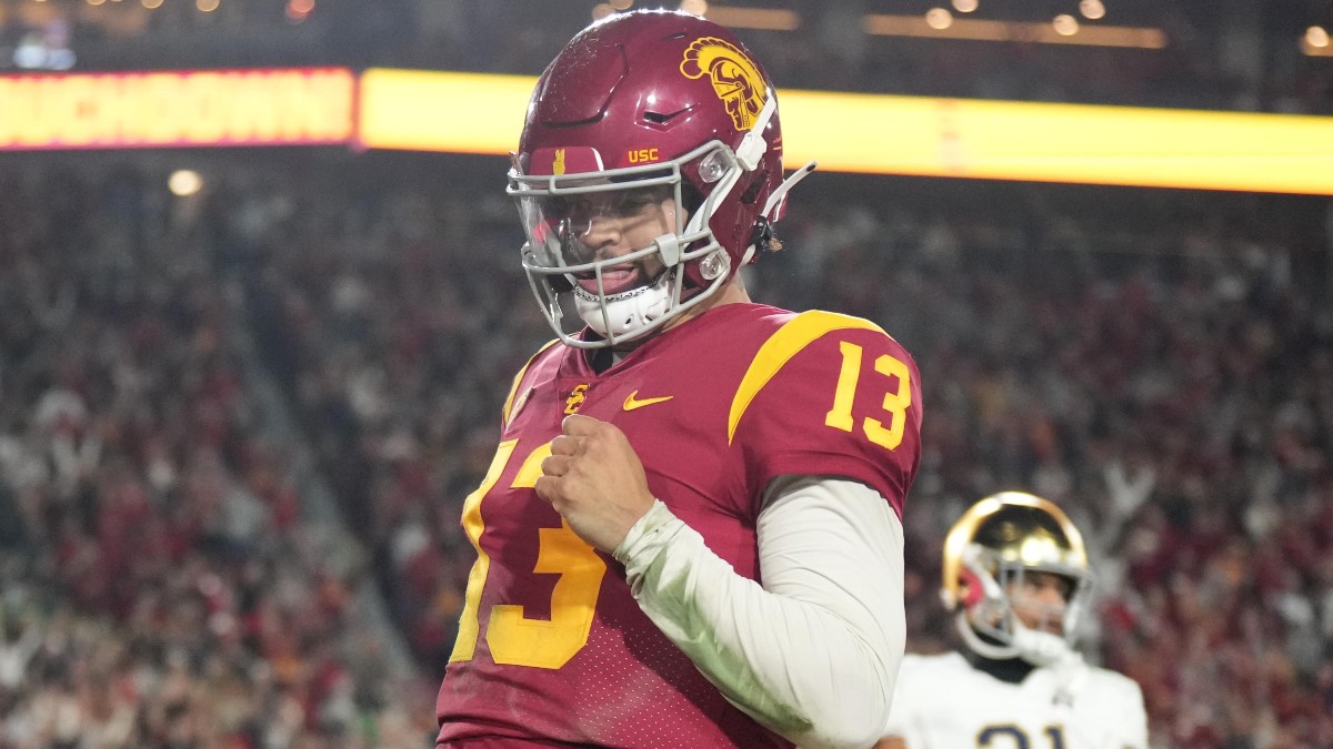 USC quarterback Caleb Williams