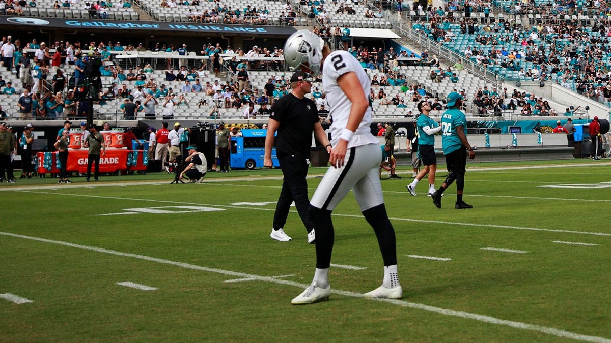 Las Vegas Raiders kicker Daniel Carlson