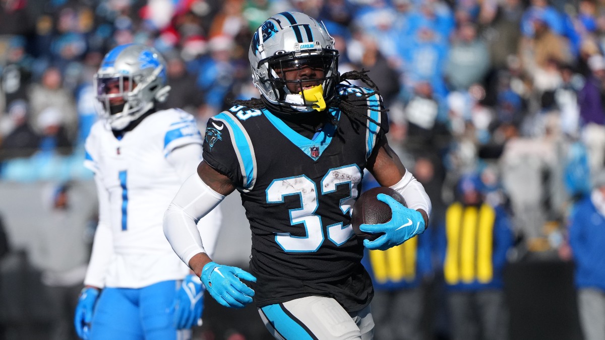 Carolina Panthers running back D'Onta Foreman