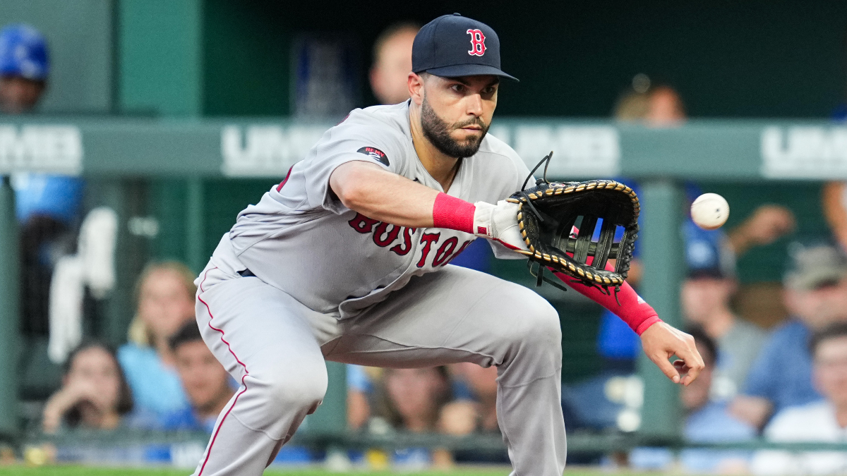 Former Boston Red Sox first baseman Eric Hosmer