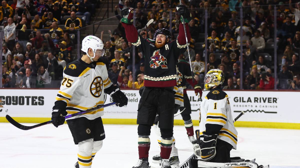 Boston Bruins goalie Jeremy Swayman