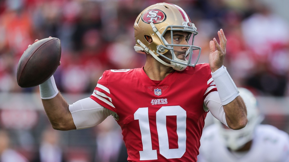 San Francisco 49ers quarterback Jimmy Garoppolo